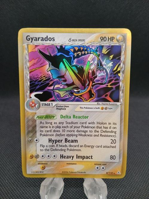 Gyarados Holo - Holon Phantoms - Pokémon kaart, Hobby en Vrije tijd, Verzamelkaartspellen | Pokémon, Gebruikt, Losse kaart, Foil