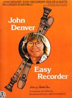 John Denver Easy Recorder goede staat ( 3814 ), Muziek en Instrumenten, Bladmuziek, Les of Cursus, Blokfluit, Gebruikt, Klassiek