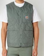 Carhartt WIP, Skyton Quilted bodywarmer M, groen, nieuw, Kleding | Heren, Bodywarmers, Ophalen of Verzenden, Nieuw, Groen