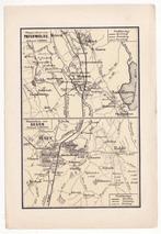 Paterswolde / Assen litho landkaartjes 1878, Boeken, Atlassen en Landkaarten, Gelezen, Verzenden, Landkaart, 1800 tot 2000