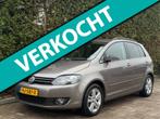 Volkswagen Golf Plus 1.4 TSI Match Bluetooth Trekhaak, Auto's, Gebruikt, Zwart, Bruin, Leder en Stof