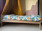 Ikea Sniglar peuter bed incl. Matras beuken, 70x160 cm, 140 tot 160 cm, Ophalen of Verzenden, Zo goed als nieuw, 70 tot 85 cm