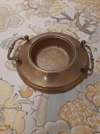 Vintage Antieke Koperen Kastanje Pof Schaal messing 15cm, Antiek en Kunst, Antiek | Koper en Brons, Ophalen of Verzenden