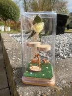 Springspin bambi geïnspireerd terrarium hert bloemen wit, Spin of Schorpioen