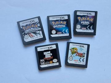 DS games (Pokemon, Zelda, GTA) beschikbaar voor biedingen