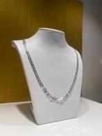 Zilveren Koningsketting met Valkenoog - 55cm, Sieraden, Tassen en Uiterlijk, Kettingen, Ophalen of Verzenden, Nieuw, Zilver, Zilver