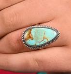 Ring Tibet zilver met Turquoise steen maat 20 -NIEUW-, Sieraden, Tassen en Uiterlijk, Ringen, 20 of groter, Nieuw, Ophalen of Verzenden
