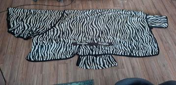 Zebra vliegendeken met buikflap, maat 185 / 6.0 beschikbaar voor biedingen