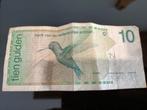 Oud briefje van 10 gulden. Nederlandse Antillen. Vintage, Ophalen, Overige landen