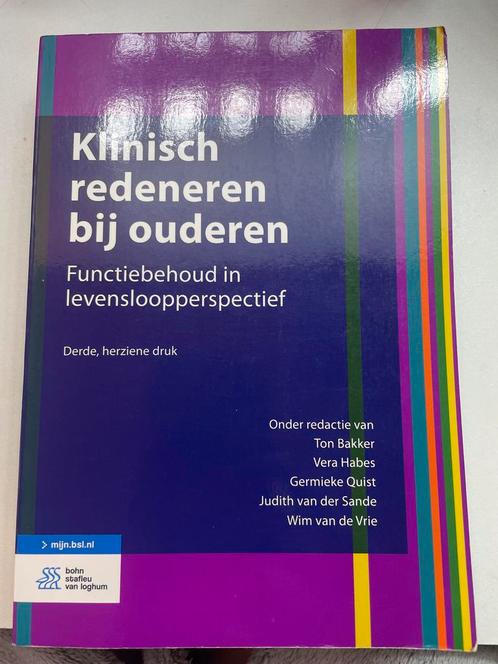 Klinisch redeneren bij ouderen - Studieboek, Boeken, Studieboeken en Cursussen, Zo goed als nieuw, HBO, Gamma, Ophalen of Verzenden