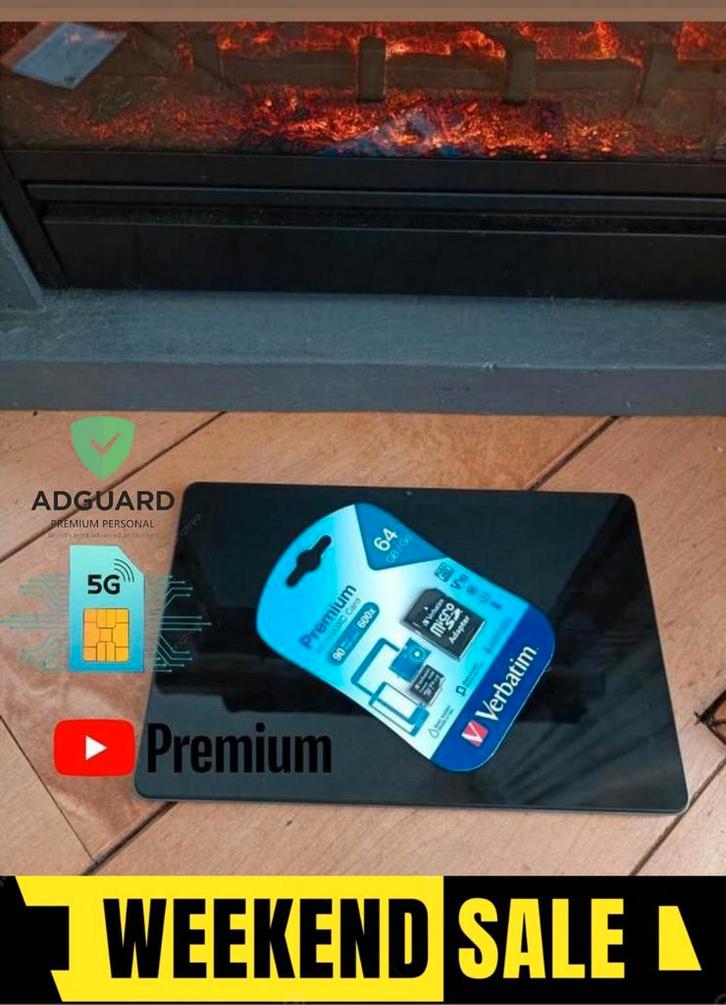📌 Lenovo Tab M10, 8/128Gb°, Android 12, 5G SIM, DolbyAtmos, Computers en Software, Android Tablets, Zo goed als nieuw, 10 inch