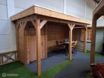 Online Veiling: Douglas tuinhuis met overkapping - 500x235cm