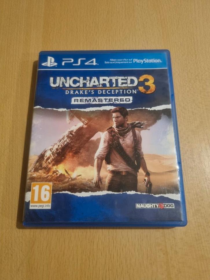 Uncharted 3 drake's deception remastered playstation 4, Spelcomputers en Games, Games | Sony PlayStation 4, Avontuur en Actie