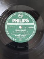 Bakeliet 78 rpm LP formaat Servische dansen, Ophalen of Verzenden, Gebruikt
