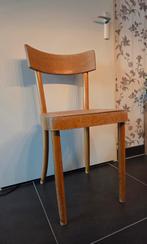 Made in Holland houten stoel, Ophalen, Gebruikt, Bruin, Eén
