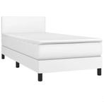 Vida xl boxspring 90x200, Ophalen, 90 cm, Eenpersoons, Wit