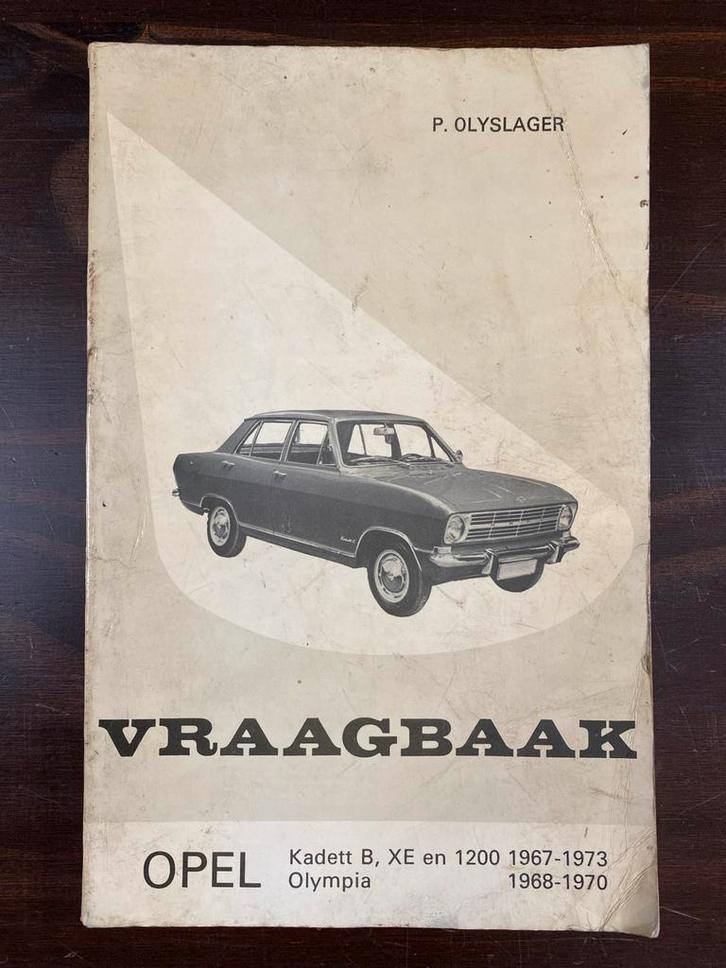 Opel Kadett B Vraagbaak P. Olyslager, Boeken, Auto's | Boeken, Gelezen, Opel, Ophalen of Verzenden