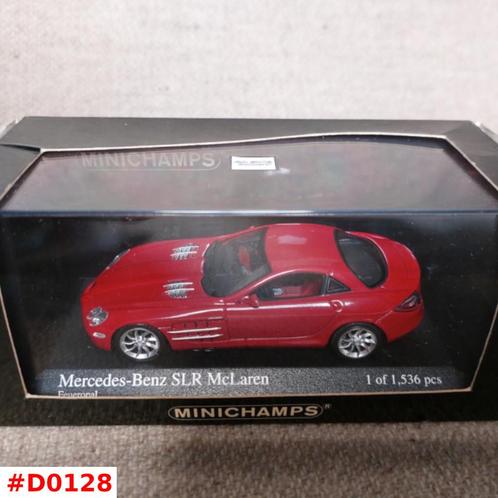 Mercedes-Benz SLR McLaren Feueropal Rot PMA MiniChamps 1:43, Hobby en Vrije tijd, Modelauto's | 1:43, Zo goed als nieuw, Auto
