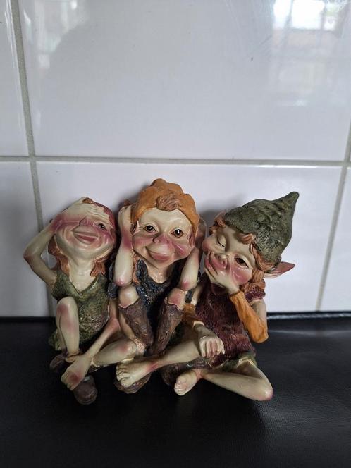 Horen zien en zwijgen pixies by Anthony Fisher, Verzamelen, Beelden en Beeldjes, Zo goed als nieuw, Dier, Ophalen of Verzenden