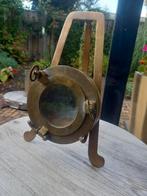 MOOIE MESSING STANDAARD MET KLEINE PATRIJS POORT, Antiek en Kunst, Ophalen of Verzenden