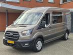 Ford Transit 350 2.0 TDCI 130 pk L3H2 Dubbele Cabine Trend B, Auto's, Bestelauto's, Voorwielaandrijving, Stof, Euro 6, 4 cilinders