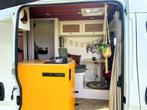 Volledige luxe off-grid Fiat Ducato camper, Auto's, Fiat, Voorwielaandrijving, Euro 5, Stof, Zwart