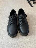 Dr Martens 1461 quad smooth leather platform shoes size 39, Overige typen, Zo goed als nieuw, Zwart, Ophalen