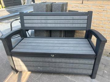 Keter tuinbank met opbergruimte – 133x58 cm beschikbaar voor biedingen