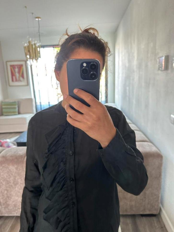 Zara blouse prijskaartje er nog aan S linnen mooie details, Kleding | Dames, Blouses en Tunieken, Nieuw, Maat 38/40 (M), Zwart