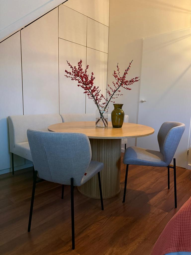 Philou ronde eettafel Eijerkamp, Ophalen, Zo goed als nieuw, Rond, 100 tot 150 cm