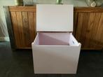 Opbergbox / dekenkist mdf 62x52x50 cm licht roze, Ophalen, Gebruikt, Overige typen