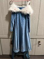 Mooi frozen Elza jurkje voor voor carnaval, Ophalen of Verzenden, Zo goed als nieuw, 110 t/m 116, Meisje