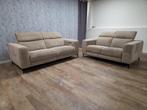 GRATIS BEZORGEN | Mooi Beige Teddystof Banken, Huis en Inrichting, Info@banxtel.nl, 3194DC, 100 tot 125 cm, 150 tot 200 cm