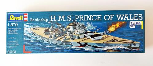 1:570 1/570 Revell Battleship H.M.S. Prince of Wales, Hobby en Vrije tijd, Modelbouw | Boten en Schepen, Zo goed als nieuw, 1:200 of kleiner