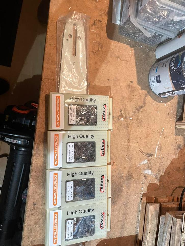 Zaagblad + kettingen, Tuin en Terras, Hand-tuingereedschap, Nieuw, Ophalen of Verzenden