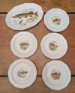 Antieke Bavaria Germany Visborden - 5 Stuks, Ophalen