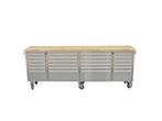Stahlworks Werkbank Deluxe RVS 96 inch 15 drawers, Ophalen, Nieuw