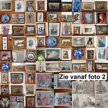 Kleine schilderijtjes tafereeltjes barok kitsch romantisch beschikbaar voor biedingen
