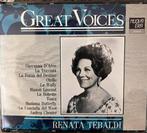 2cd Renata Tebaldi - Great Voices divers, Ophalen of Verzenden, Romantiek, Zo goed als nieuw, Opera of Operette