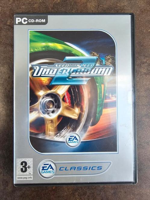 Pc game Need for Speed Underground 2, Spelcomputers en Games, Games | Pc, Zo goed als nieuw, Racen en Vliegen, 1 speler, Vanaf 3 jaar