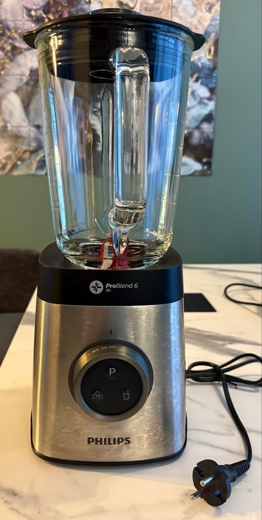Philips ProBlend 6 Blender - Zo goed als nieuw!, Witgoed en Apparatuur, Blenders, Ophalen, Zo goed als nieuw, Blender