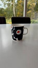 Marimekko mok, staalblauw, Huis en Inrichting, Ophalen of Verzenden, Zo goed als nieuw, Overige stijlen, Kop(pen) en/of Schotel(s)