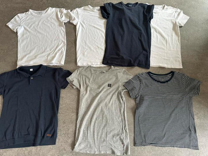 7x t-shirts van Zeeman | Vingino | Anytime - mt 152, Kinderen en Baby's, Kinderkleding | Maat 152, Jongen, Shirt of Longsleeve