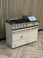 Luxe Crème Lacanche Fornuis Gas + Gasoven en Frituur 110cm, Witgoed en Apparatuur, Fornuizen, Ophalen of Verzenden, Grill, Gas