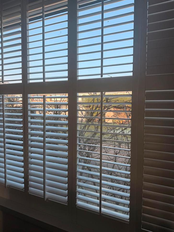 Mooie Houten Shutters, Huis en Inrichting, Stoffering | Gordijnen en Lamellen, Zo goed als nieuw, 100 tot 150 cm, 50 tot 100 cm