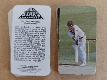 Sporting All Stars complete set 24 trade cards 1979 beschikbaar voor biedingen
