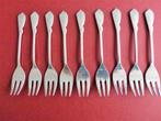 Art deco Sola g-z 9 taartvorkjes model 40 +1 theelepeltje, Antiek en Kunst, Verzenden
