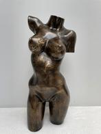 Antiek bronzen beeld naakte vrouw, Ophalen of Verzenden, Brons