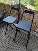 Barkrukken opklapbaar, Huis en Inrichting, Barkrukken, 2 krukken, Ophalen, Gebruikt, 60 tot 90 cm