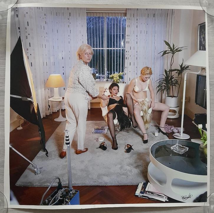 Pépé Smit - 3 Foto's - 50 x 50 cm - Serie - Gesigneerd 1996, Antiek en Kunst, Kunst | Tekeningen en Foto's, Verzenden